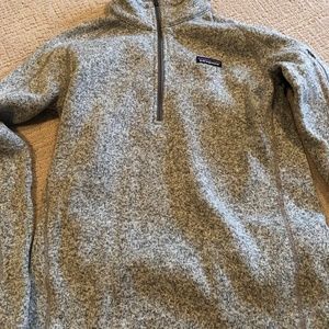 Grey Patagonia Quarter Zip